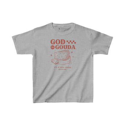 God is Gouda Kids Shirt