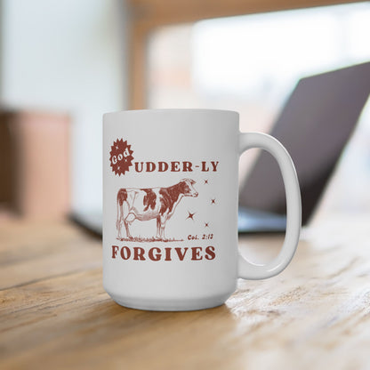 God Udder-ly Forgives Mug