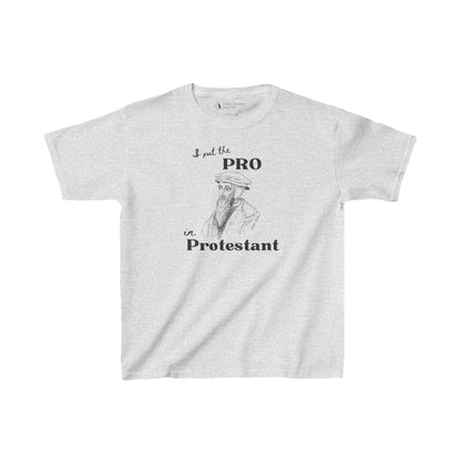 John Calvin - I Put The Pro in Protestant Kids Shirt