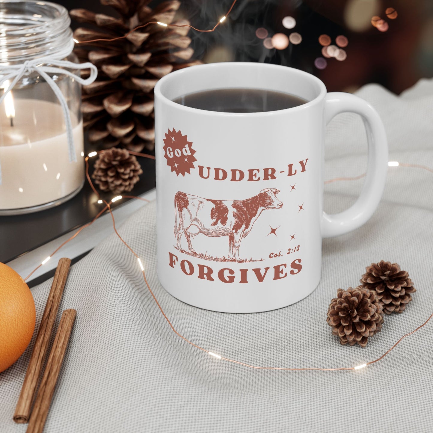 God Udder-ly Forgives Mug