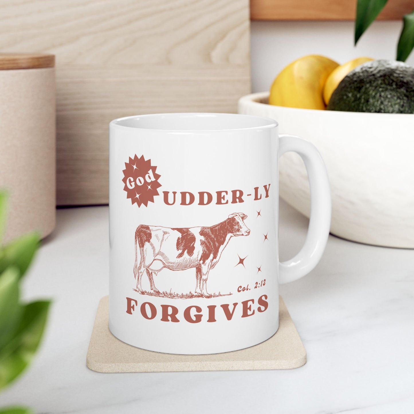 God Udder-ly Forgives Mug