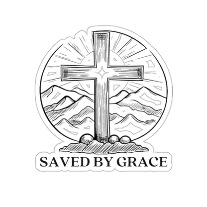 Saved By Grace Sticker