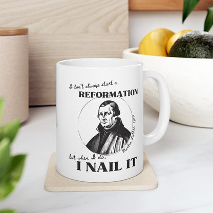 Martin Luther, Nailed It Mug