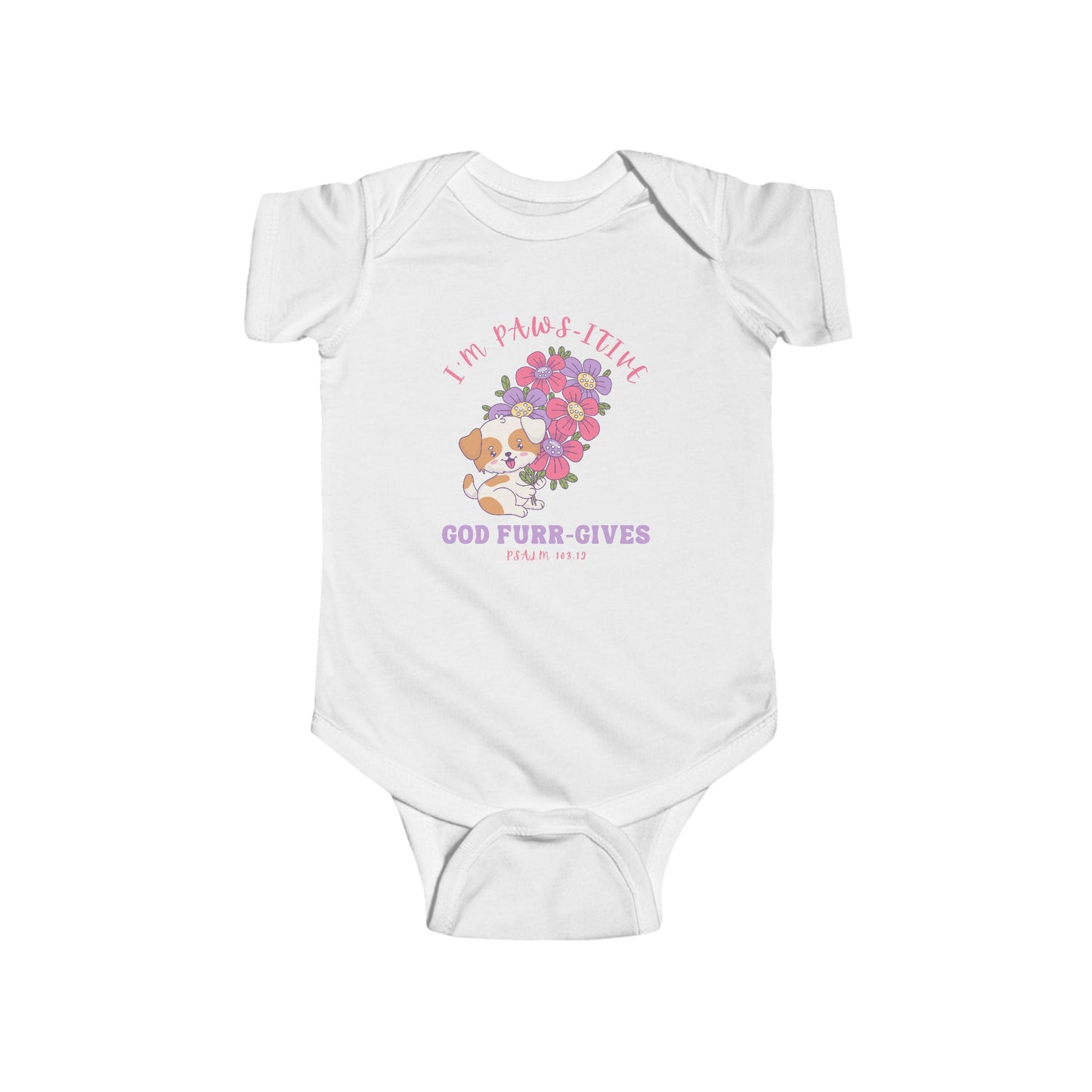 God Furr-gives Infant Onesie