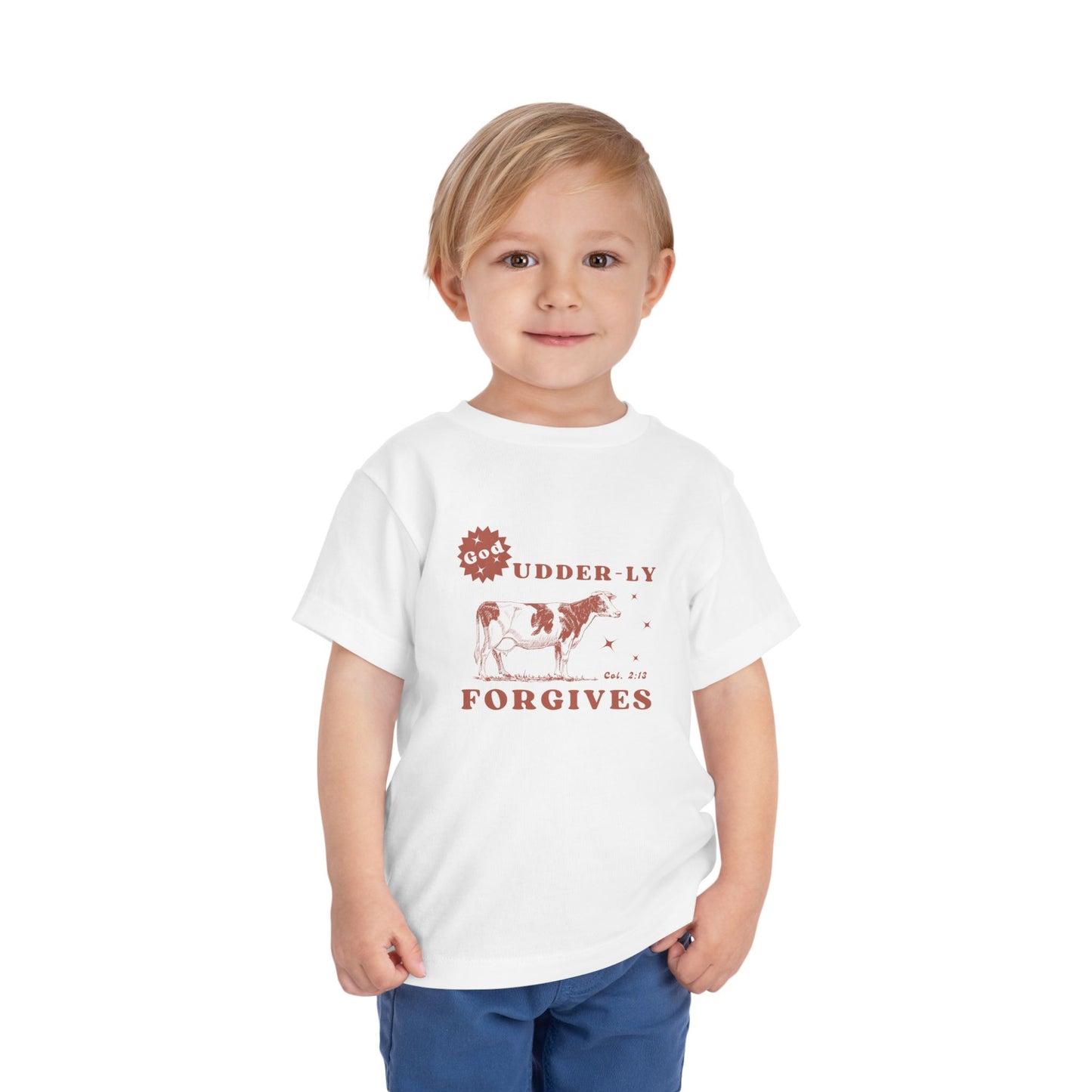 God Udder-ly Forgives Toddler Shirt