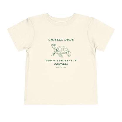 God is Turtle-y in Control Toddler Shirt