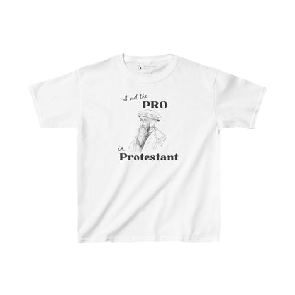 John Calvin - I Put The Pro in Protestant Kids Shirt