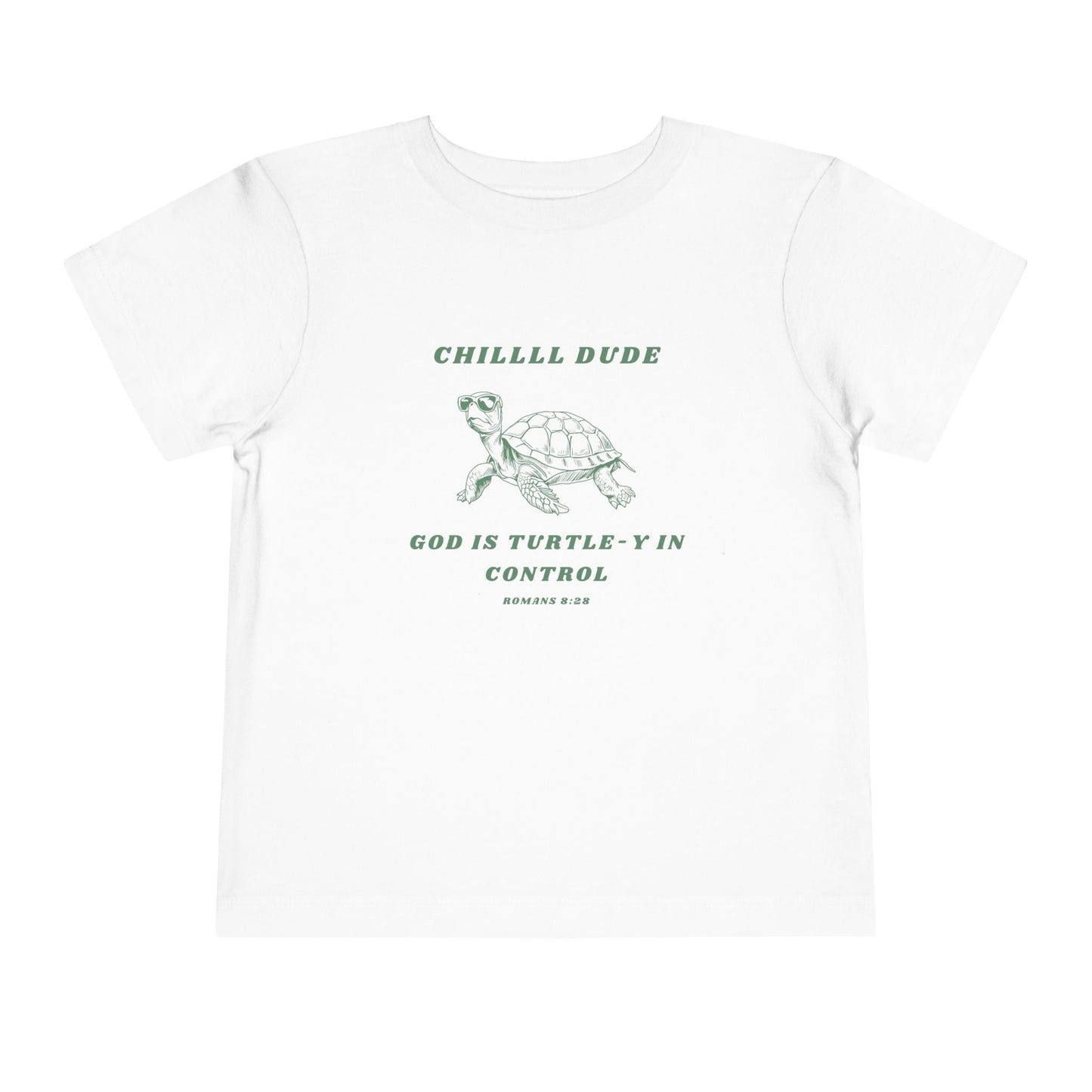 God is Turtle-y in Control Toddler Shirt