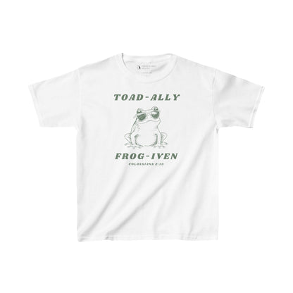 Toad-Ally Frog-iven Kids Shirt