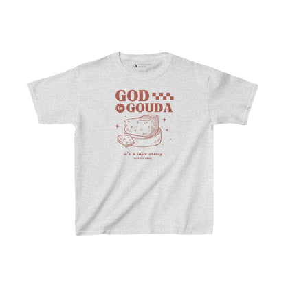 God is Gouda Kids Shirt