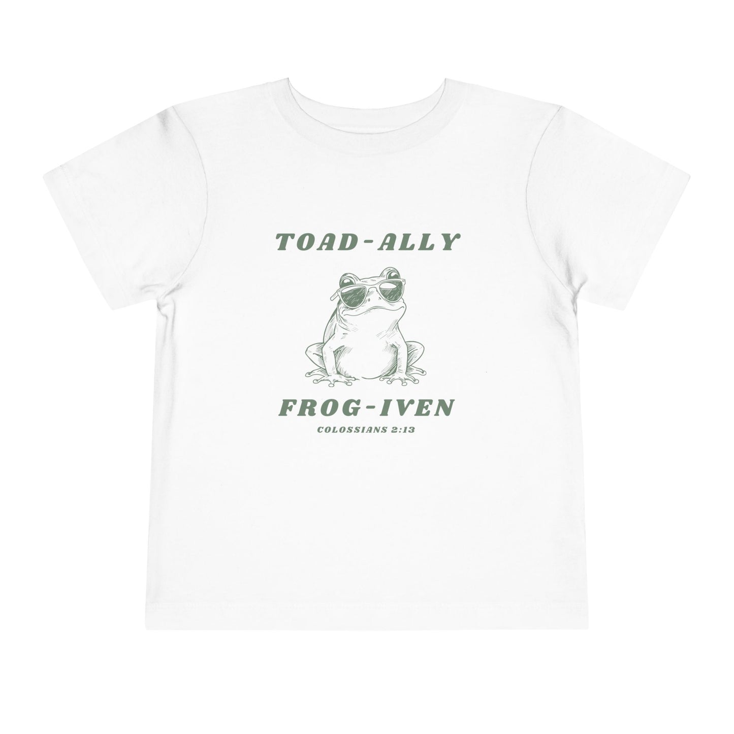 Toad-Ally Frog-iven Toddler Shirt