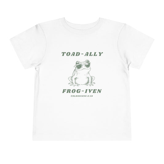 Toad-Ally Frog-iven Toddler Shirt