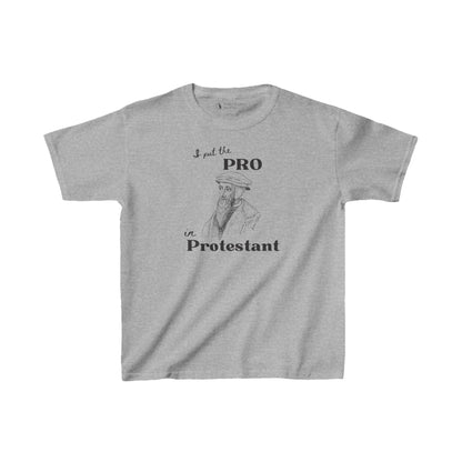 John Calvin - I Put The Pro in Protestant Kids Shirt