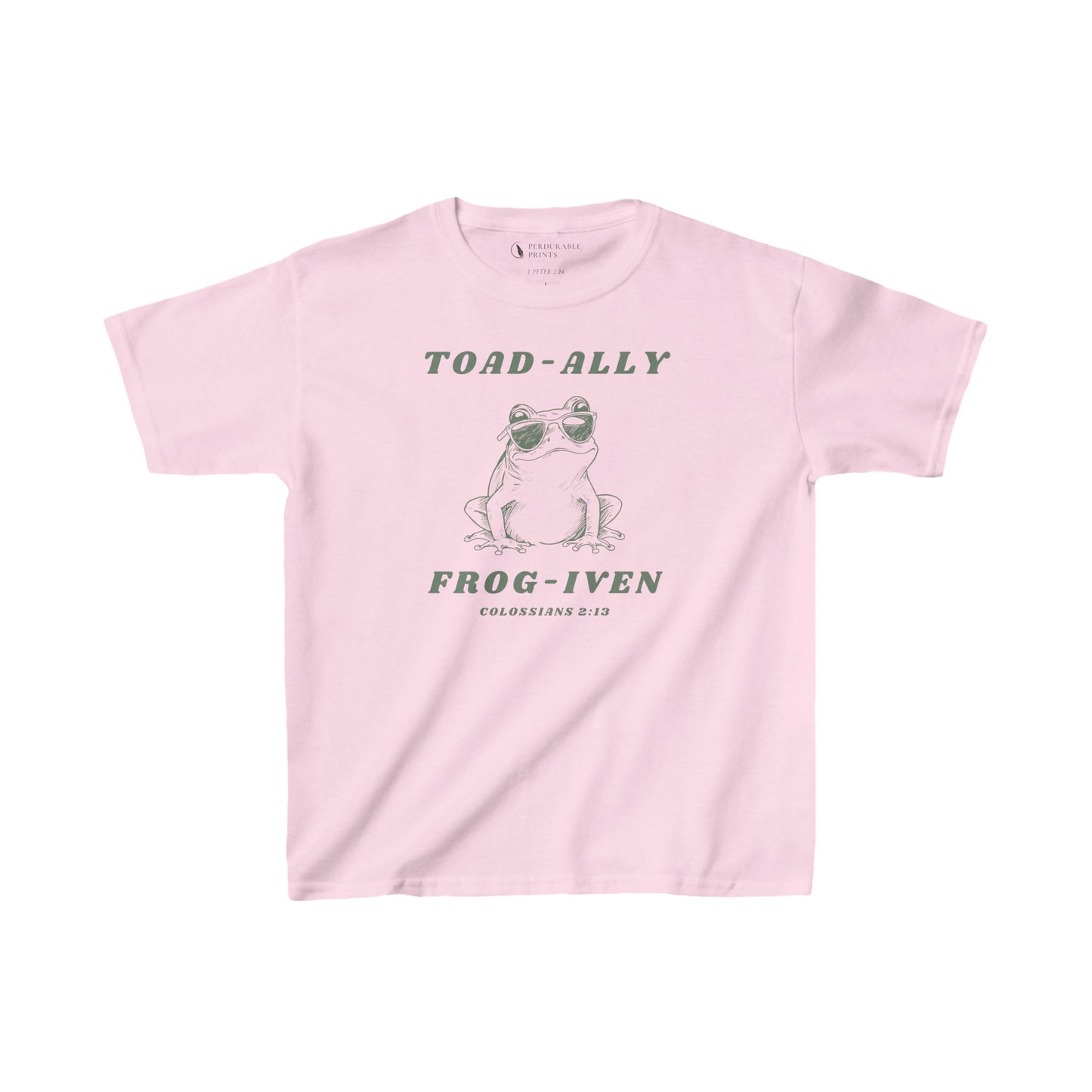 Toad-Ally Frog-iven Kids Shirt