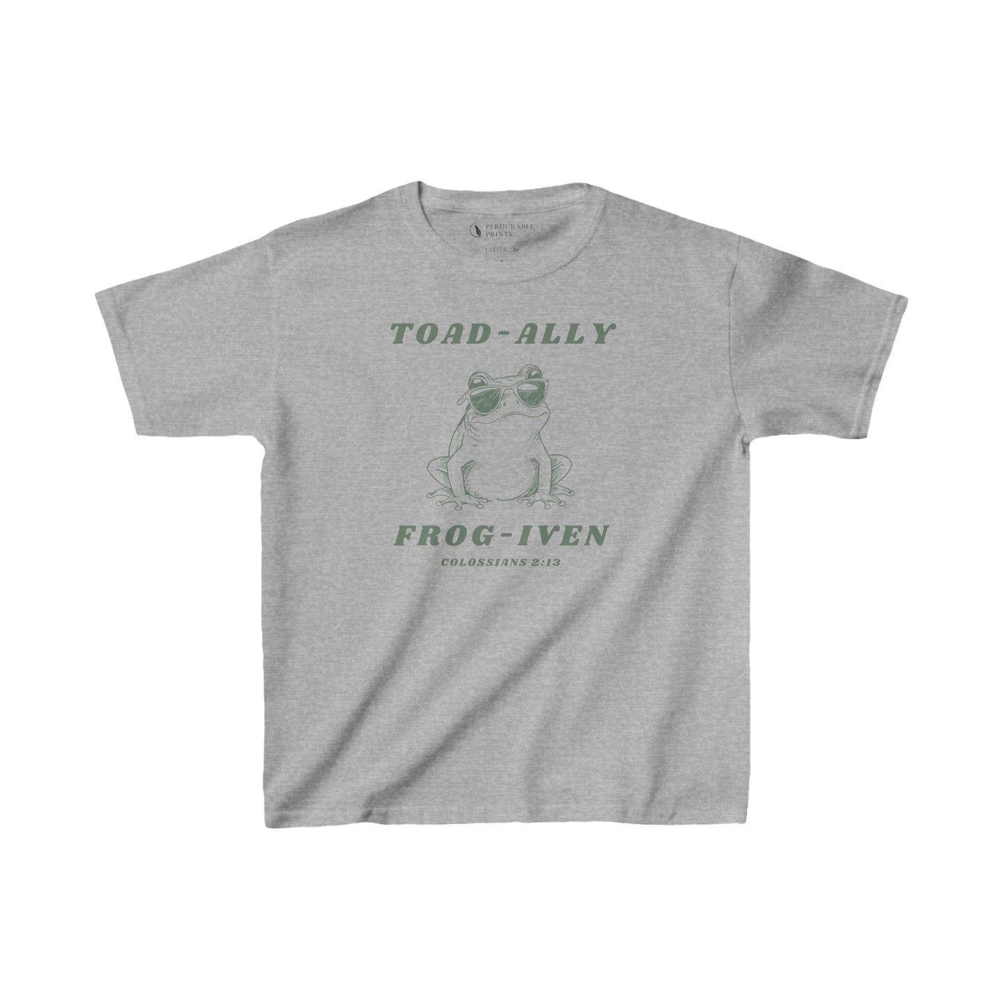 Toad-Ally Frog-iven Kids Shirt