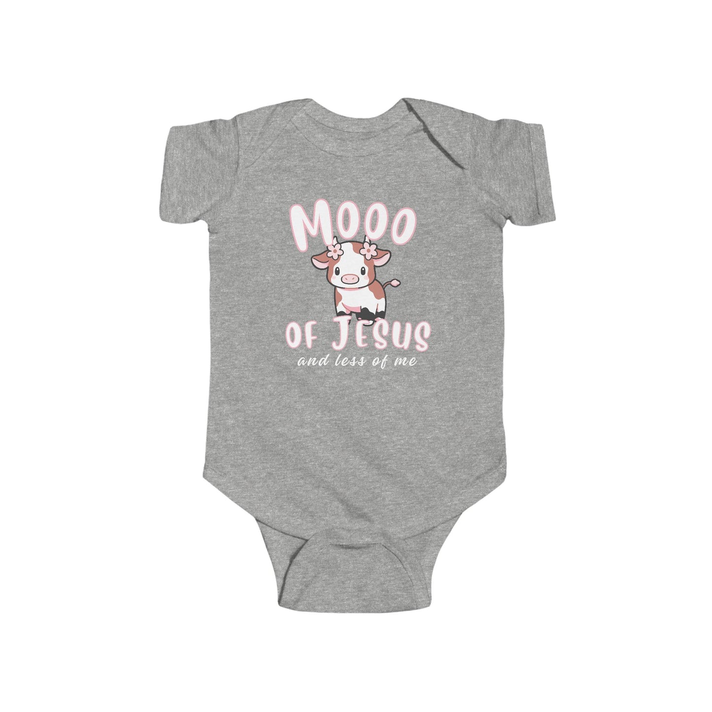 Mooo of Jesus Infant Onesie