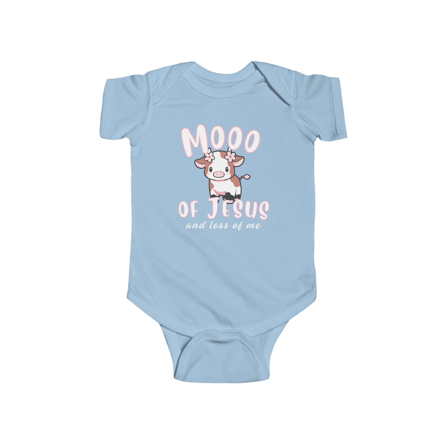 Mooo of Jesus Infant Onesie