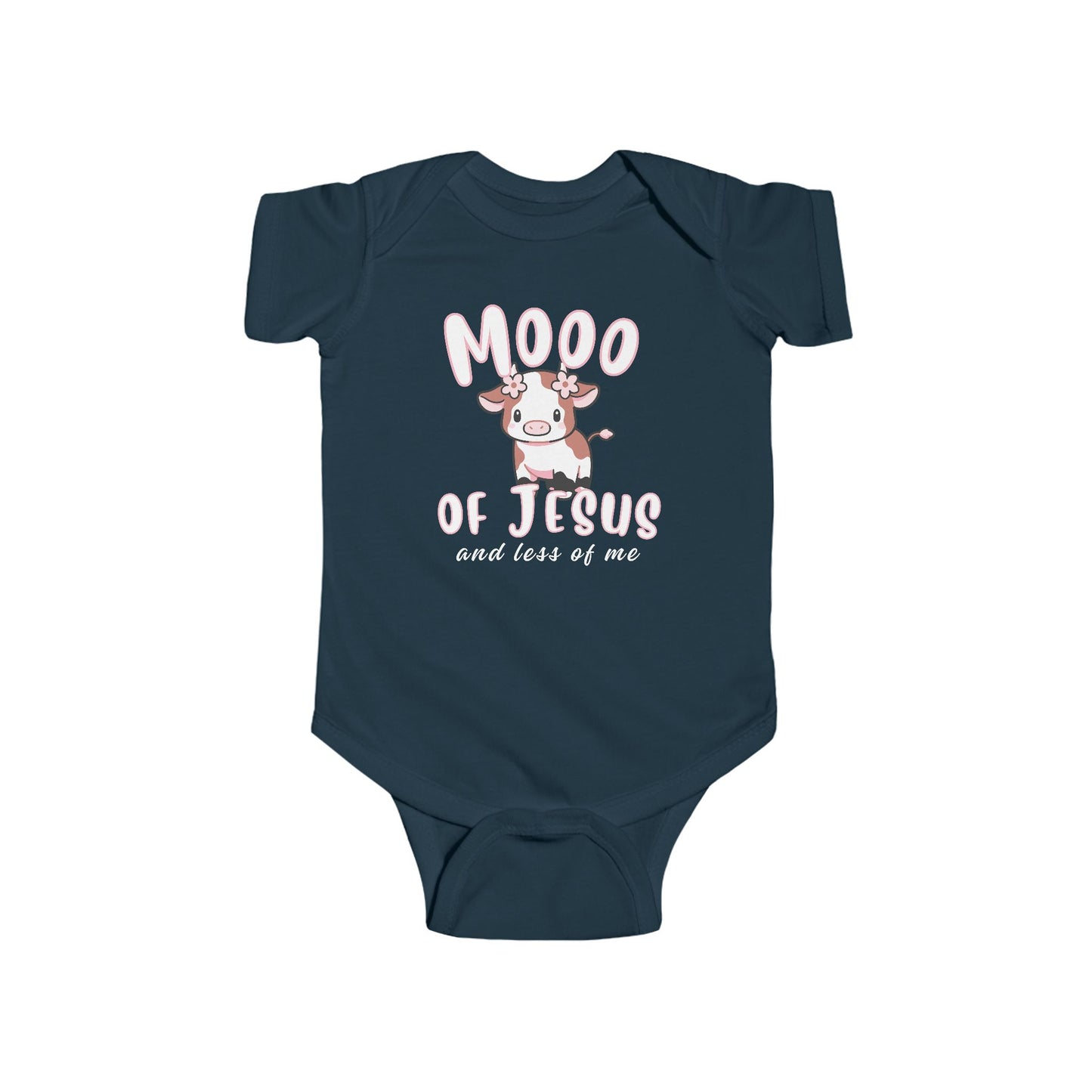 Mooo of Jesus Infant Onesie