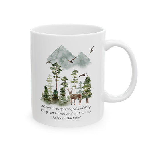 All Creatures of our God and King Mug