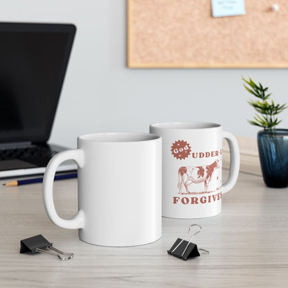 God Udder-ly Forgives Mug