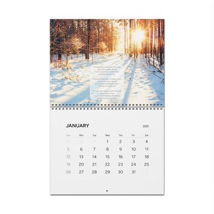 Calendar 2025 Landscapes with Hymn Lyrics