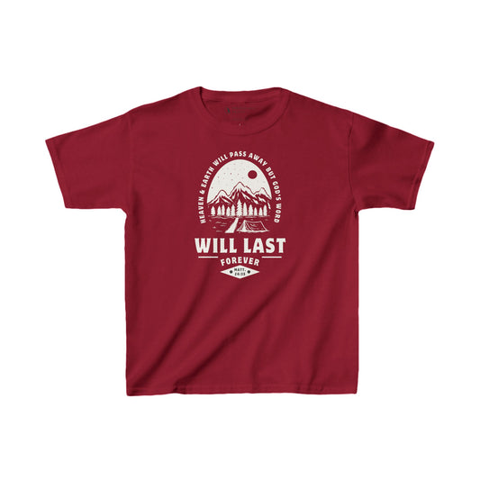 God's Word Wil Last Forever Kids Shirt