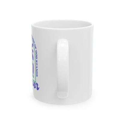 Floral God's Word Stands Forever Mug