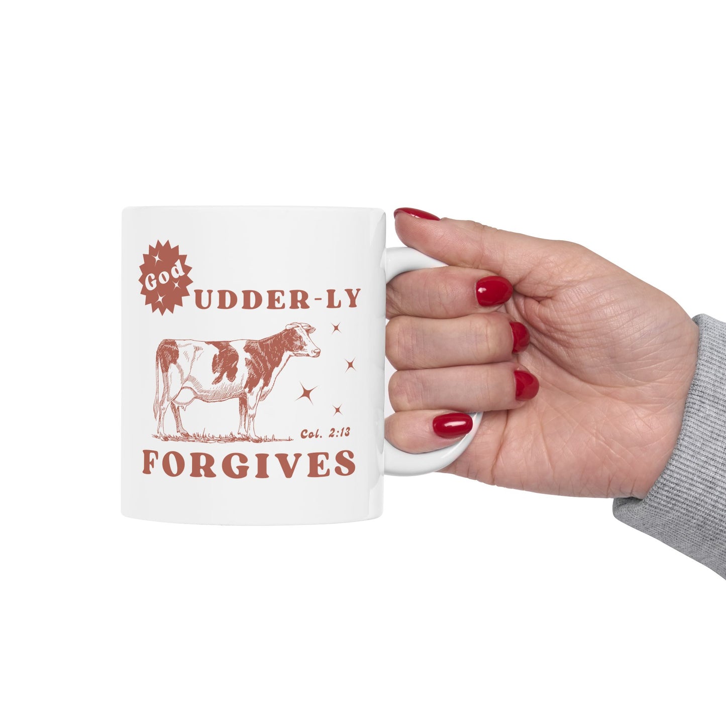 God Udder-ly Forgives Mug