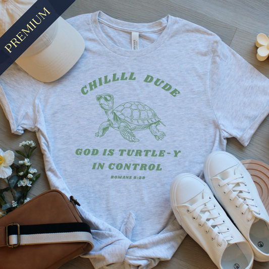 Premium God is Turtle-y in Control Christian Shirt