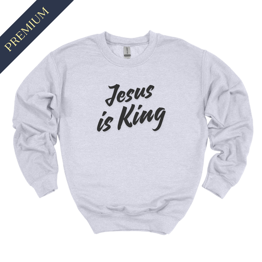 Premium Jesus is King Christian Sweatshirt