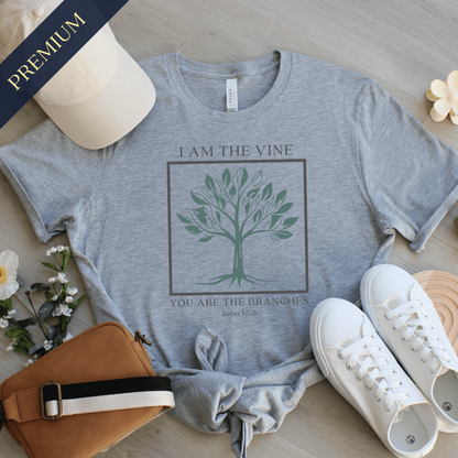 Premium I Am The Vine Christian Shirt