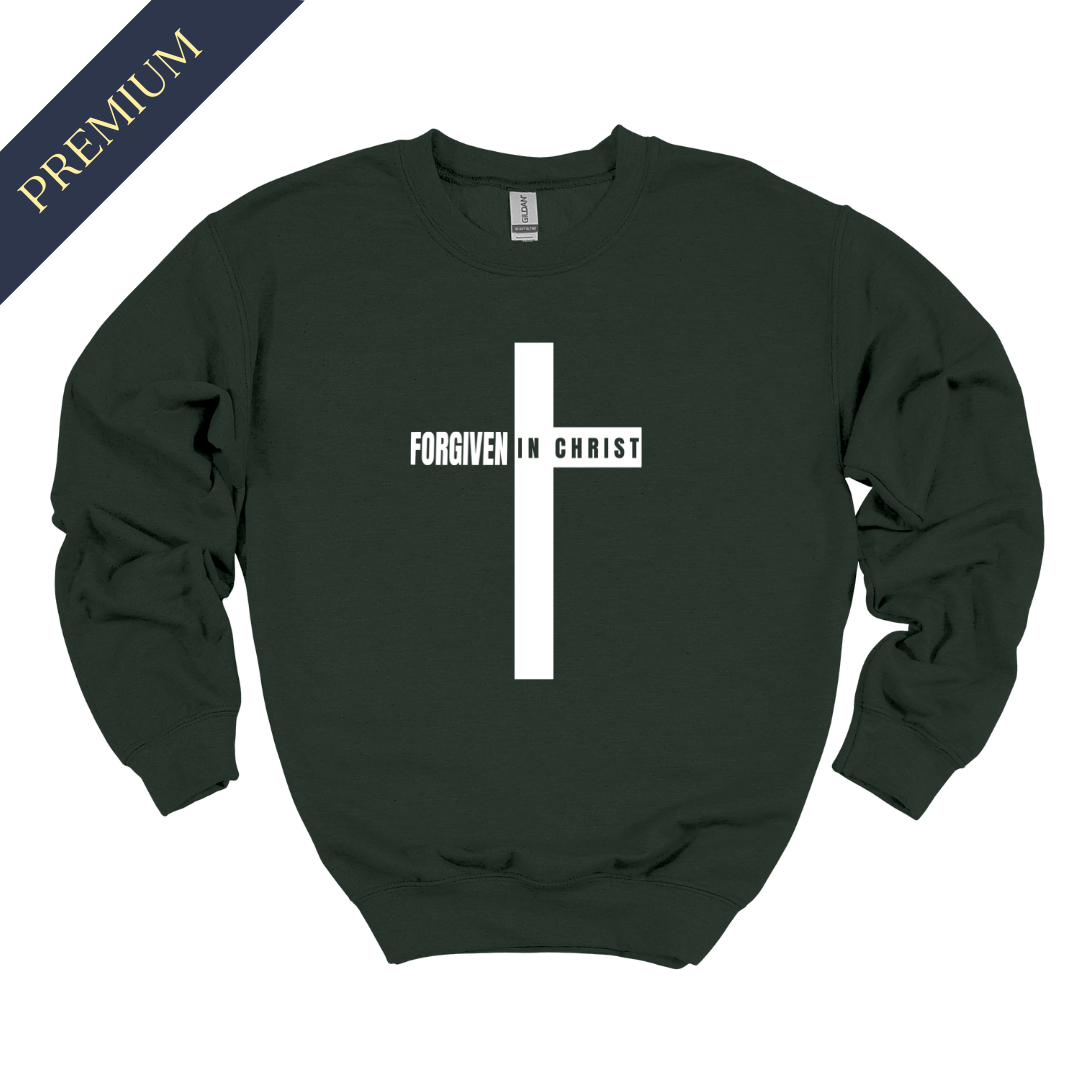 Premium Forgiven in Christ Christian Sweatshirt