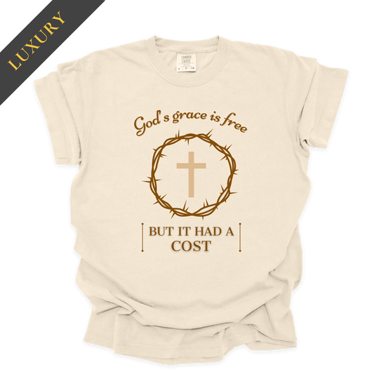 Luxury The Cost of Grace Christian Shirt