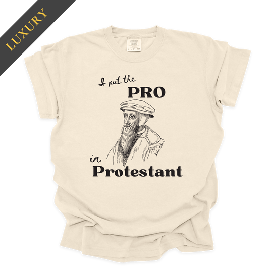 Luxury I Put The Pro in Protestant Christian Shirt