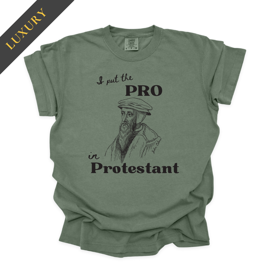 Luxury I Put The Pro in Protestant Christian Shirt