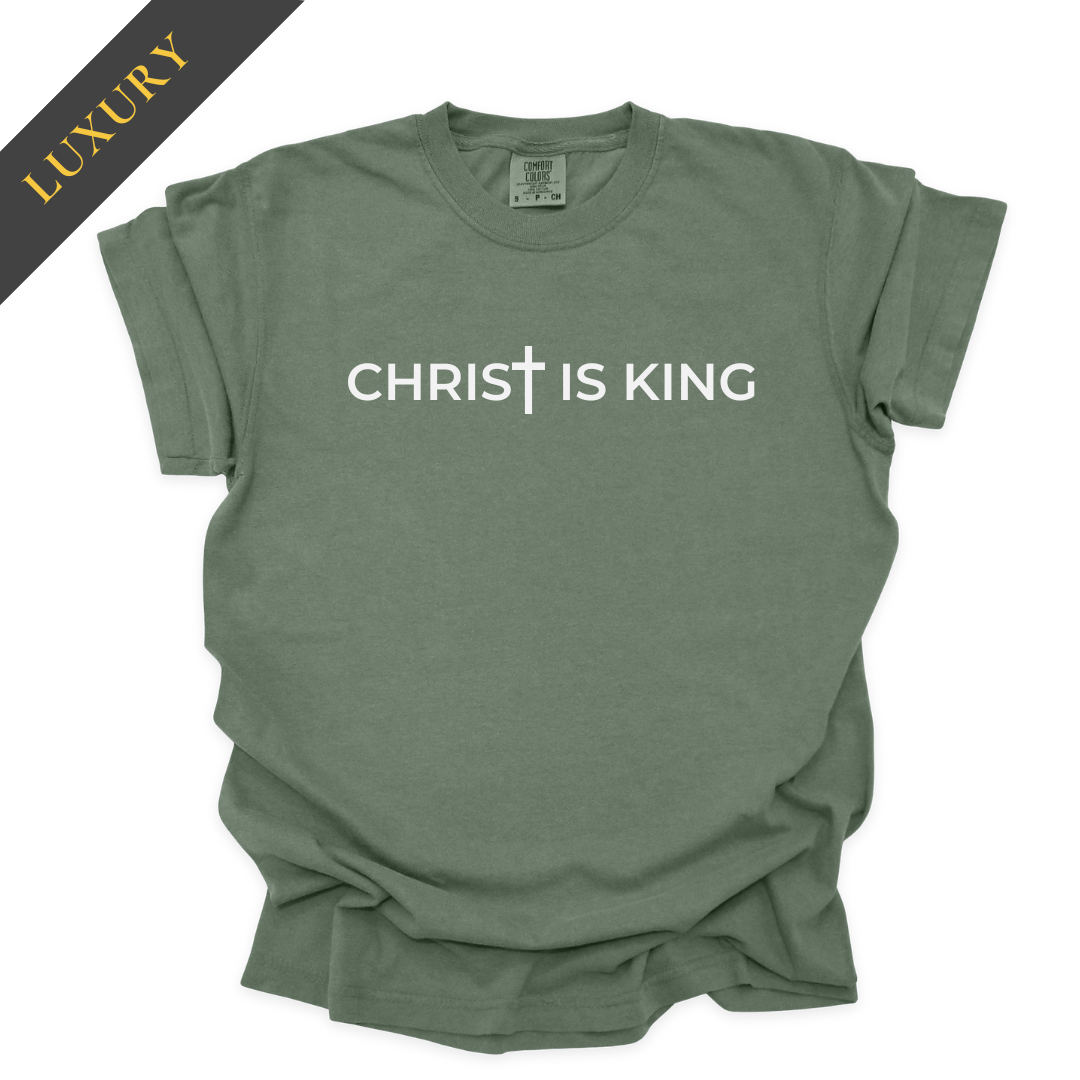 Luxury Christ is King with Cross Christian Shirt