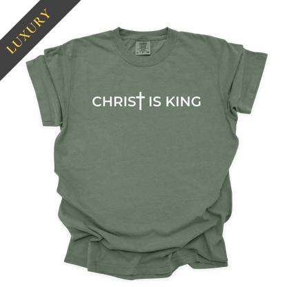 Luxury Christ is King with Cross Christian Shirt