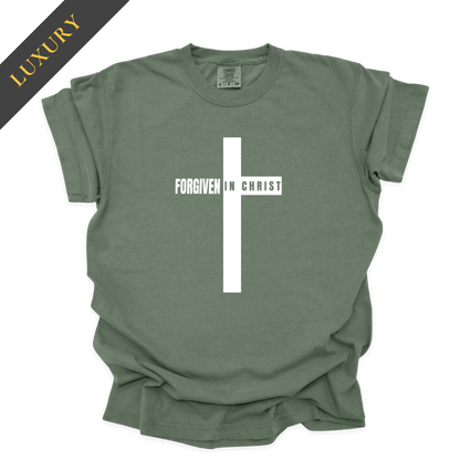 Luxury Forgiven in Christ Christian Shirt