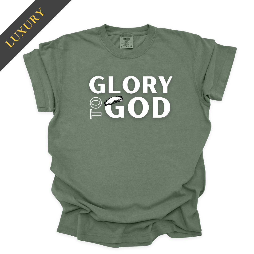 Luxury Glory to God Christian Shirt