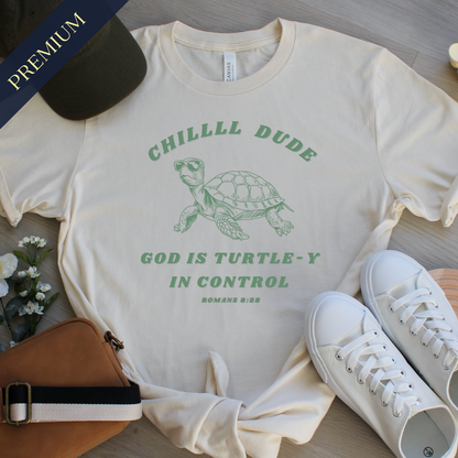 Premium God is Turtle-y in Control Christian Shirt