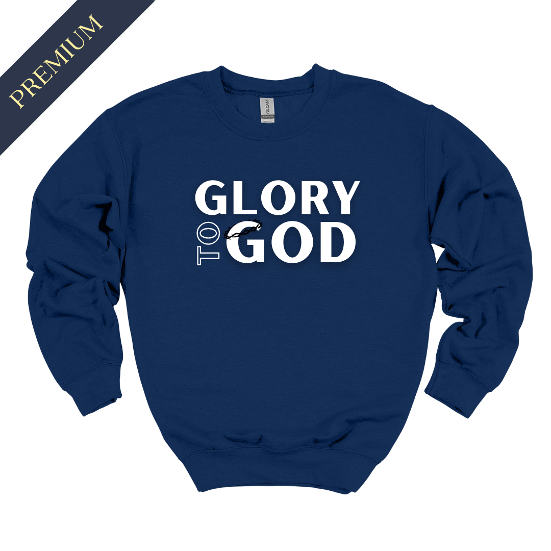 Premium Glory to God Christian Sweatshirt