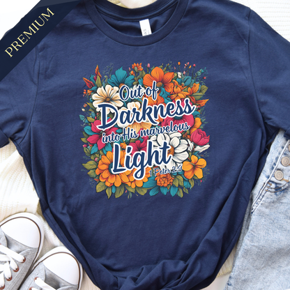 Premium Out of Darkness Christian Shirt