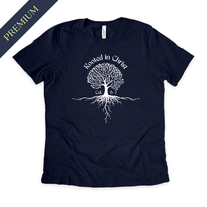 Premium Rooted in Christ Christian Shirt