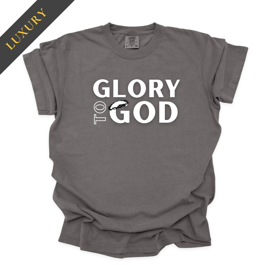 Luxury Glory to God Christian Shirt