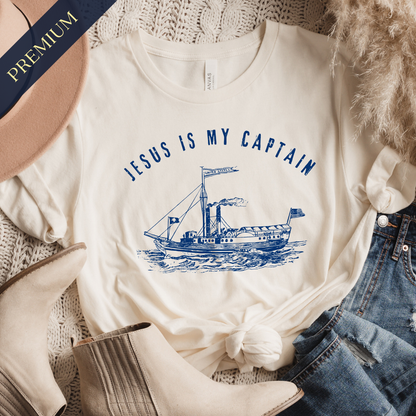 Premium Jesus is My Captain Christian Shirt