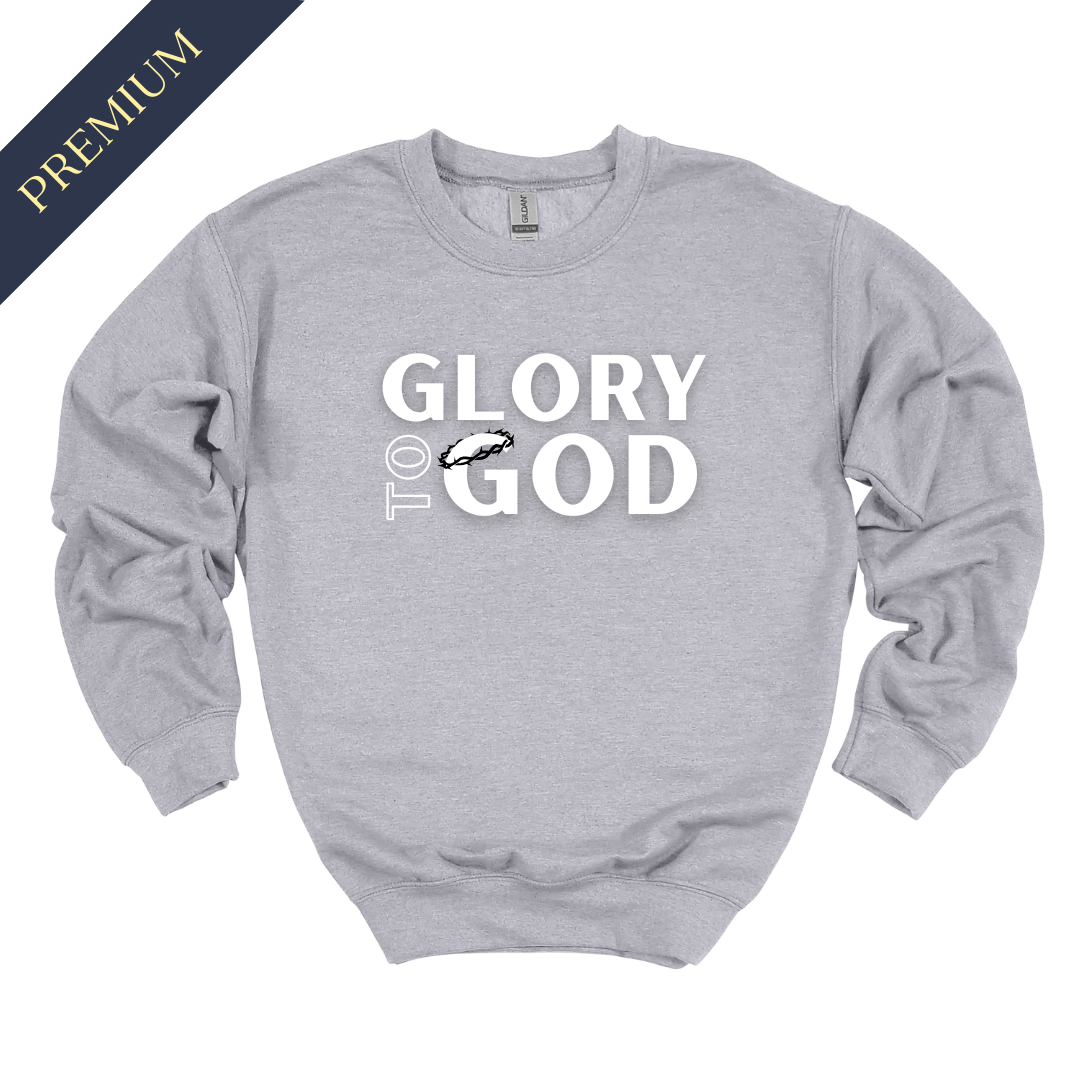 Premium Glory to God Christian Sweatshirt