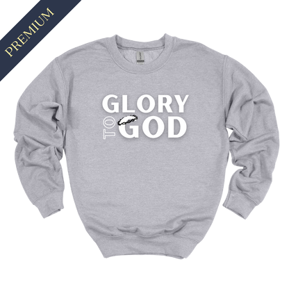 Premium Glory to God Christian Sweatshirt