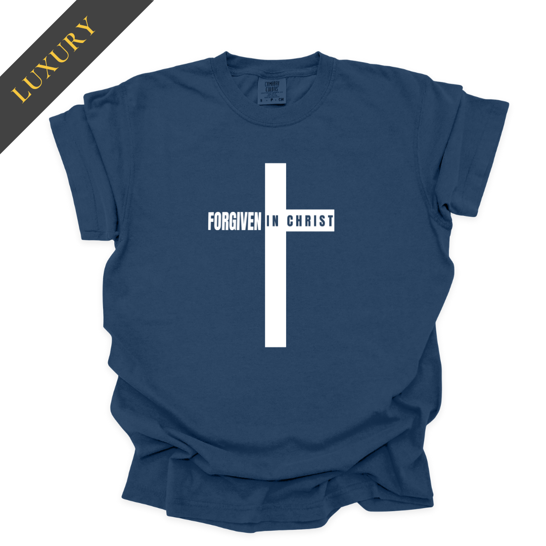 Luxury Forgiven in Christ Christian Shirt