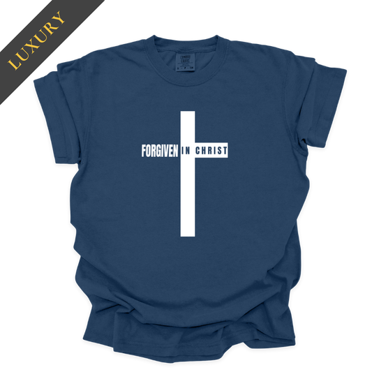 Luxury Forgiven in Christ Christian Shirt