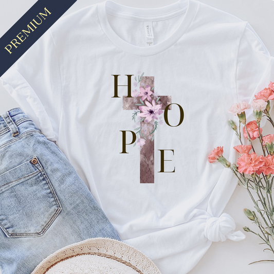 Premium Hope of the Cross Christian Shirt